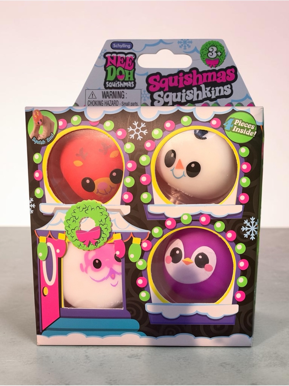 Needoh Squishmas Squishkins Christmas - Multicolor